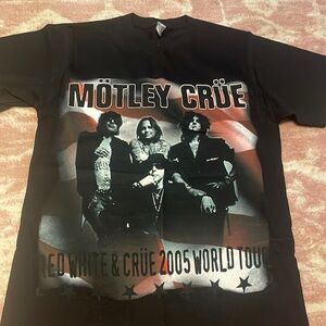 Vintage Motley Crue tour crew shirt